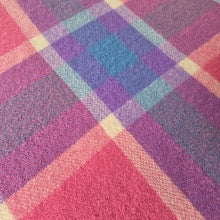 Load image into Gallery viewer, Bright Pink/Purple SINGLE Wool Blanket - Extra Thick!
