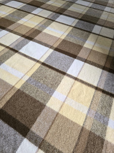 Immaculate Gold-sand, Copper, Coffee + Cream KING New Zealand Wool Blanket