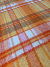Load image into Gallery viewer, Immaculate Orange KING SINGLE New Zealand Wool Blanket by FARMERS
