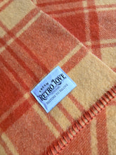 Load image into Gallery viewer, Thick and soft, Orange KING SINGLE New Zealand Wool Blanket.

