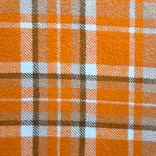 Load image into Gallery viewer, Ultra Bright Retro Orange SINGLE Pure New Zealand Wool Blanket.
