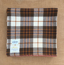 Load image into Gallery viewer, Poppa Styles Chocolate Orange SINGLE Old School NZ Wool Blanket
