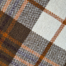 Load image into Gallery viewer, Poppa Styles Chocolate Orange SINGLE Old School NZ Wool Blanket
