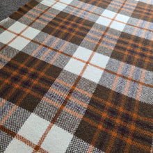 Load image into Gallery viewer, Poppa Styles Chocolate Orange SINGLE Old School NZ Wool Blanket
