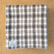 Coffee and Cream Early's of Witney SINGLE British Wool Blanket
