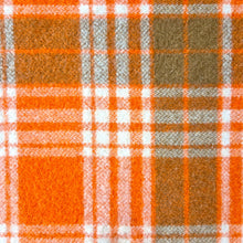 Load image into Gallery viewer, Retro Orange/Browns Chateau QUEEN Pure Wool Blanket - 1 of 2
