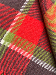 Earthy Colours TRAVEL RUG New Zealand Wool Blanket