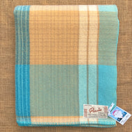 Fresh Retro Fav! Onehunga Tiki Princess SINGLE New Zealand Wool Blanket