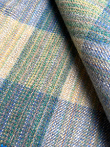 "End of Day" Multicolour Stripe SMALL SINGLE New Zealand Wool Blanket