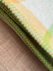 Dreamwarm Citrus Brights SINGLE New Zealand Wool Blanket