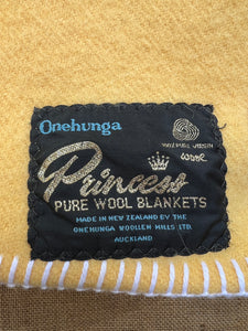 Thick & Cosy Extra Large SINGLE Wool Blanket by Onehunga Woollen Mills
