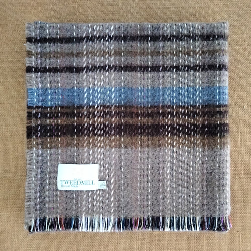 Plaid laine Illusion gris Tweedmill Plaid laine Illusion gris Tweedmill