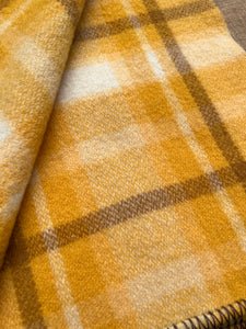 Soft Gold SINGLE New Zealand Wool Blanket