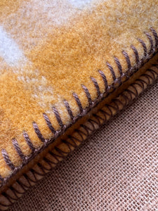 Soft Gold SINGLE New Zealand Wool Blanket