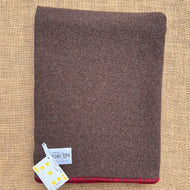 UNION STEAMSHIP Army Brown/Grey SINGLE New Zealand Wool Blanket COLLECTIBLE