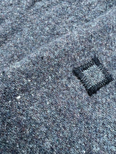 Load image into Gallery viewer, Blue Stripe Vintage Army Blanket SINGLE New Zealand Wool Blanket

