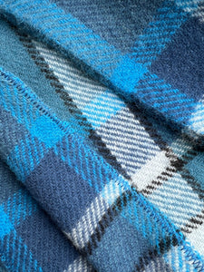 ***SECOND*** (New Wool): "Double Denim" TRAVEL RUG