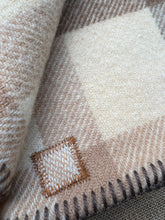 Load image into Gallery viewer, Ultra Fluffy Naturals SINGLE Retro New Zealand Wool Blanket
