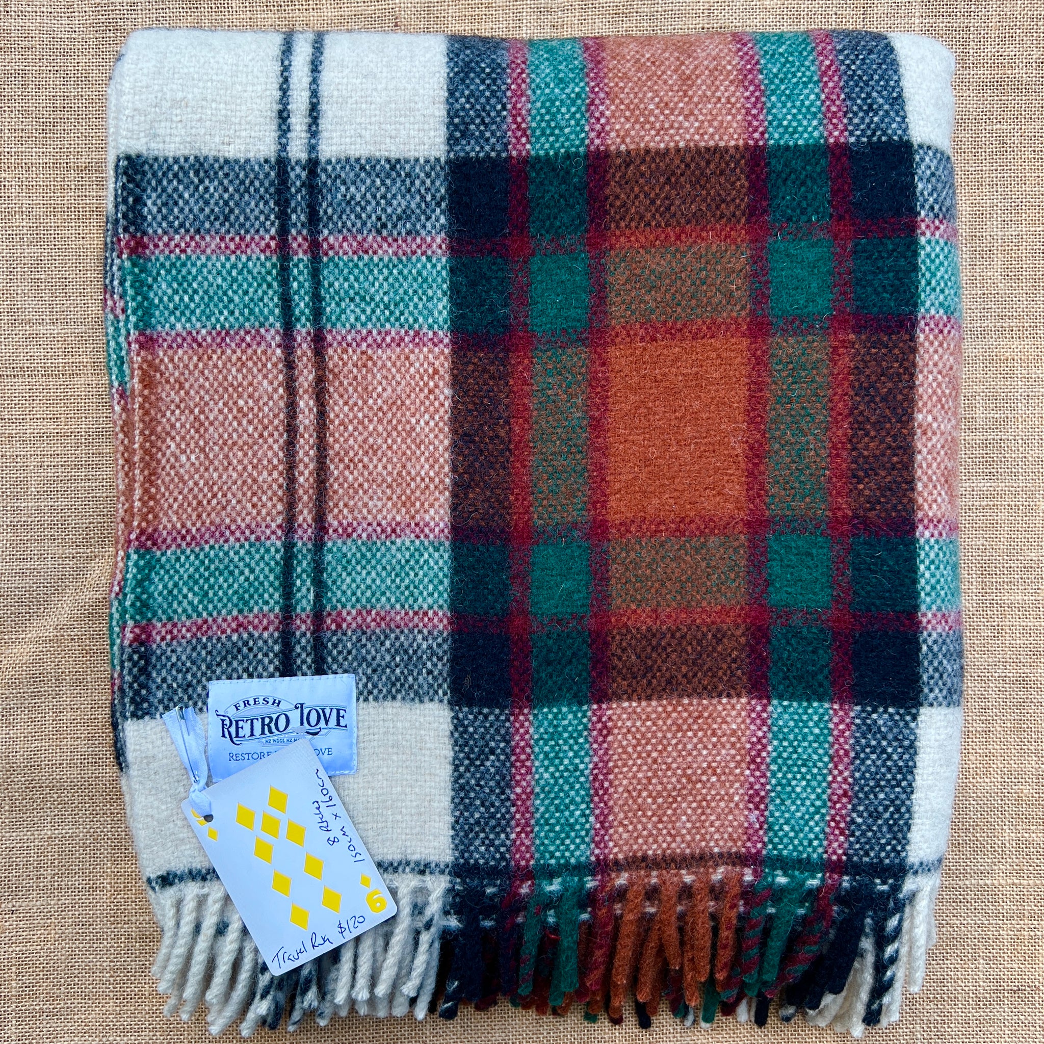 Wool Travel Rug Earthy Cosy TRAVEL RUG - New Zealand Wool – Fresh Retro Love