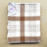 Oatmeal Naturals SINGLE Wool Blanket - Fresh Retro Love NZ Wool Blankets