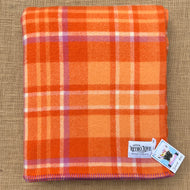 Cheerful Bright KAIAPOI SINGLE New Zealand Wool blanket (No label)