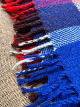 Load image into Gallery viewer, Half size TRAVEL RUG/THROW - ideal for pram or knee rug. NZ Wool
