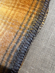 Golden Warm Poppa Styles SMALL SINGLE/THROW New Zealand Wool Blanket #2