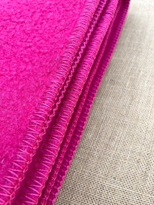 Hot Pink KAIAPOI GAYWARM SINGLE New Zealand Wool Blanket