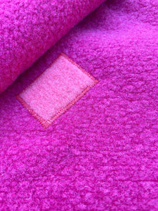 Hot Pink KAIAPOI GAYWARM SINGLE New Zealand Wool Blanket