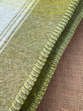 Load image into Gallery viewer, Bright Gorgeous Olive/Apple DOUBLE New Zealand Blanket
