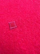 Load image into Gallery viewer, Fire Engine Red SINGLE Pure Wool Blanket
