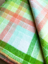 Load image into Gallery viewer, Heavyweight Citrus SINGLE New Zealand Wool Blanket
