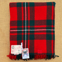 Load image into Gallery viewer, MCGREGOR Clan Tartan TRAVEL RUG New Zealand Wool
