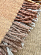 Load image into Gallery viewer, Soft ONEHUNGA Melon Check TASSELED THROW - 100% Wool
