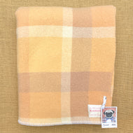 Peachy Neutrals SMALL SINGLE New Zealand Wool Blanket