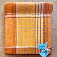 Super Thick Exceptional Terracotta SINGLE New Zealand Wool Blanket