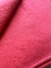 Load image into Gallery viewer, Vintage Coral UK Walshs DOUBLE Wool Blanket
