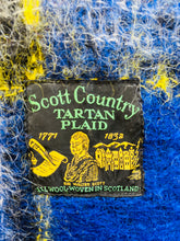 Load image into Gallery viewer, Scott Country Tartan Plaid THROW Scottish MOHAlR Blanket

