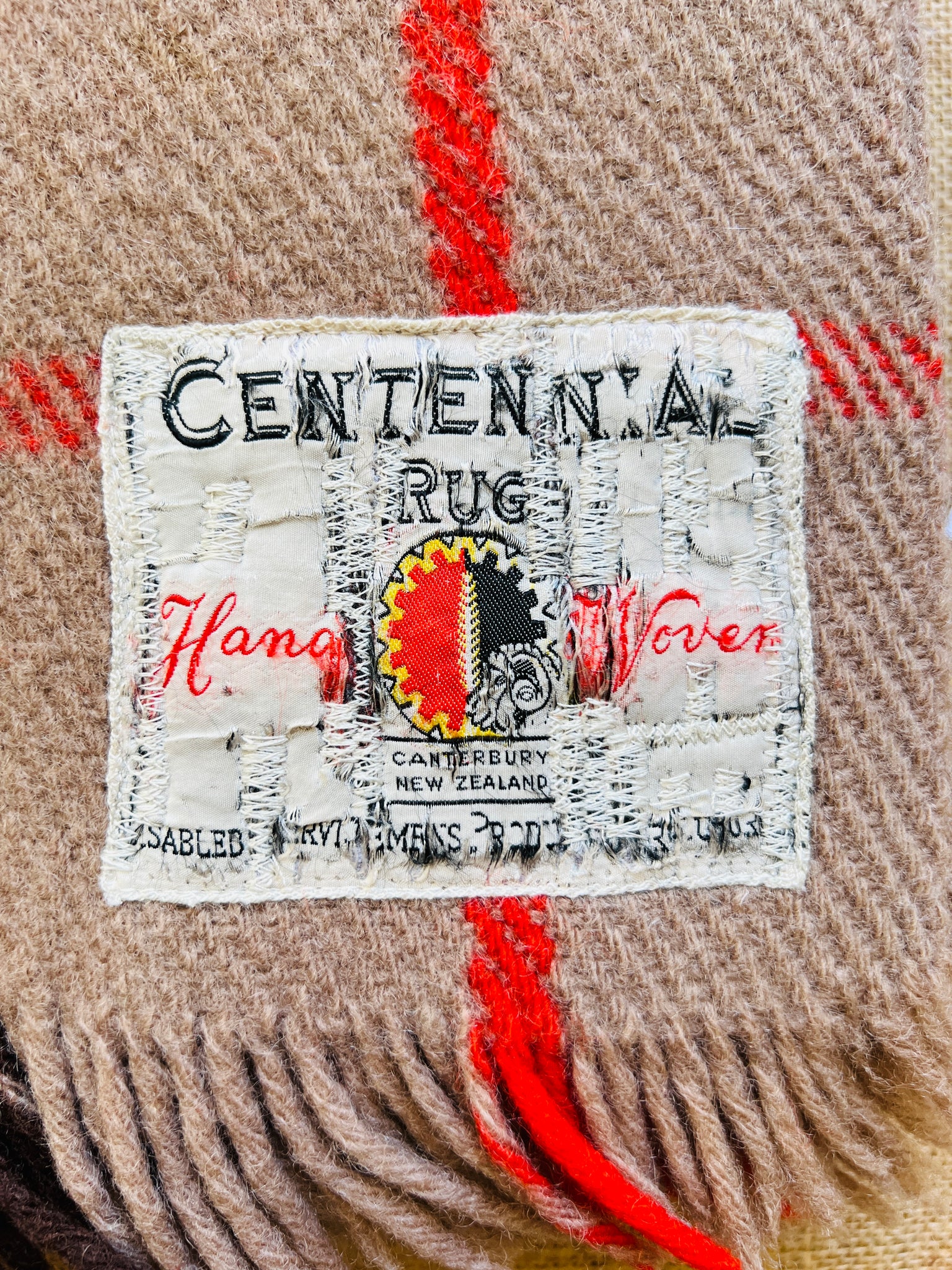 Wool Travel Rug Handwoven Centennial Canterbury TRAVEL RUG New Zealand Wool Blanket ...