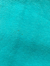 Load image into Gallery viewer, Bright Turquoise DOUBLE New Zealand Wool Blanket
