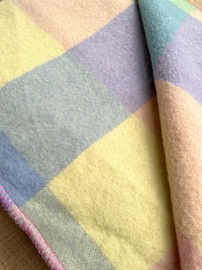 Pastel ONEHUNGA Princess DOUBLE/QUEEN New Zealand Wool Blanket