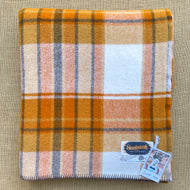 Slumbersoft 70's Retro SINGLE New Zealand Wool Blanket