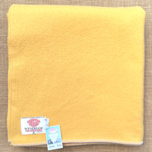 Load image into Gallery viewer, Sunshine Light Gold DOUBLE New Zealand Wool Blanket
