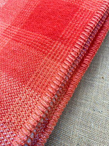 Citrus Orange DOUBLE/QUEEN New Zealand Wool Blanket