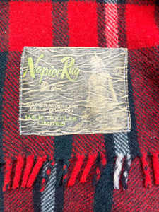 Vintage Napier TRAVEL RUG New Zealand Wool Blanket