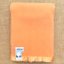 Load image into Gallery viewer, Super Thick &amp; Cosy Apricot SINGLE New Zealand Wool Blanket
