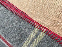 Load image into Gallery viewer, Grey Army Blanket Style SINGLE Wool with collectible KAKA Label
