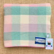 Country Pastel THROW New Zealand Wool Blanket