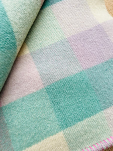 Country Pastel THROW New Zealand Wool Blanket