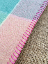 Load image into Gallery viewer, Pastel KNEE/PRAM New Zealand Wool Blanket **BARGAIN BLANKET**
